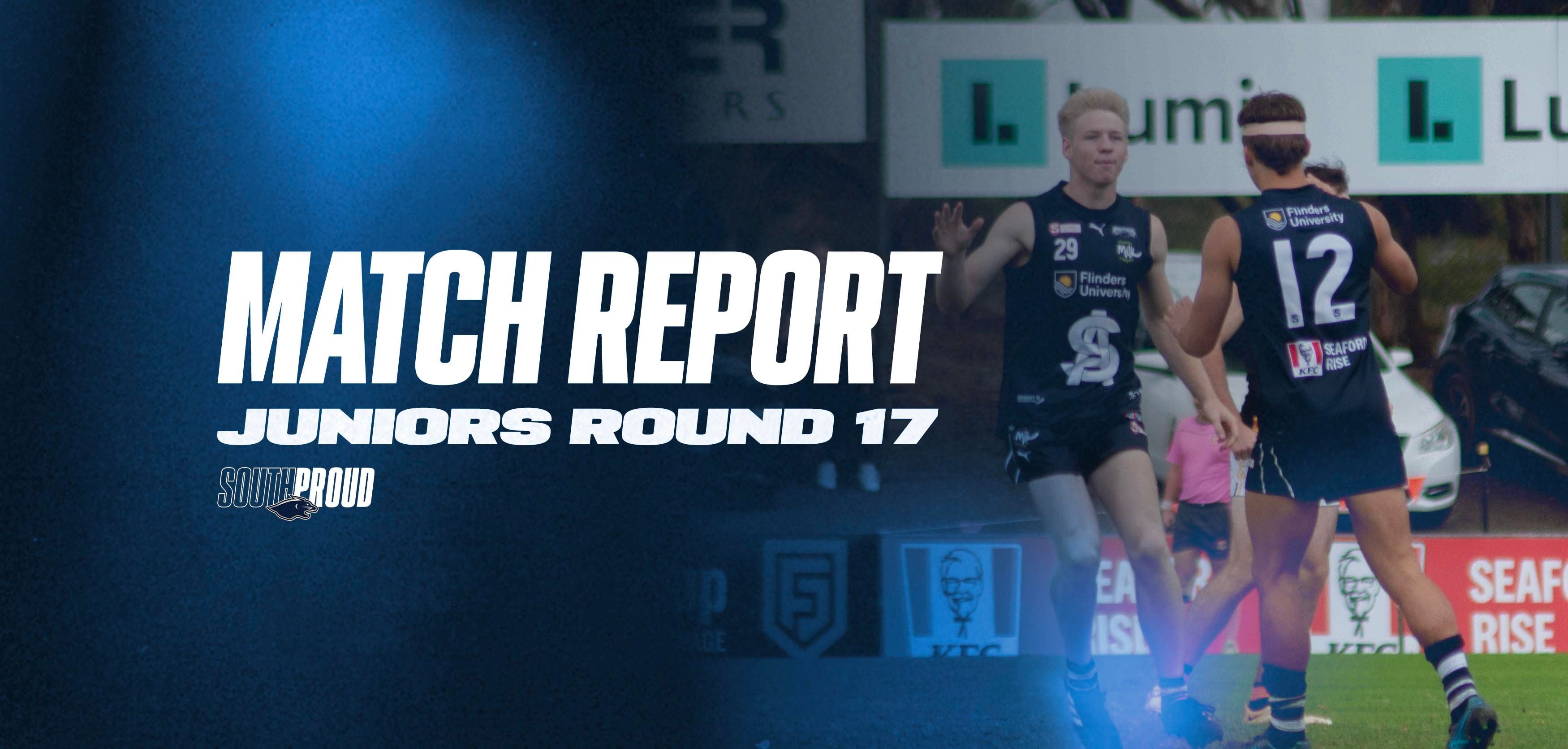 Juniors Match Report: Round 17 v Norwood Juniors Match Report: Round 17 v Norwood